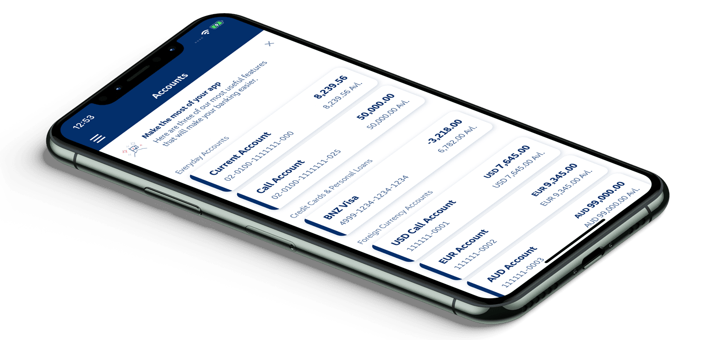 Business accounts and cards BNZ