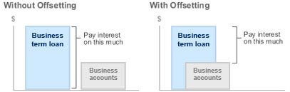 TotalMoney for Small Business offsetting graph